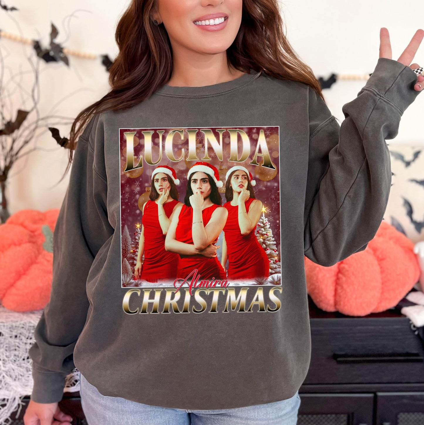 Custom Christmas Photo Tee - Personalized Holiday Comfort Colors T-Shirts