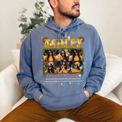 Personalized Holiday Memories Tee - Custom Christmas Photo T-Shirts Gift