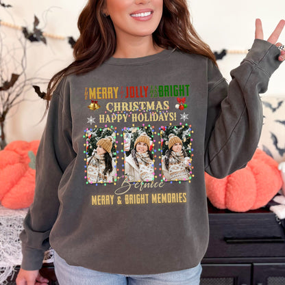 Winter Cheer Moments Tee - Personalized Merry & Bright Christmas T-Shirts