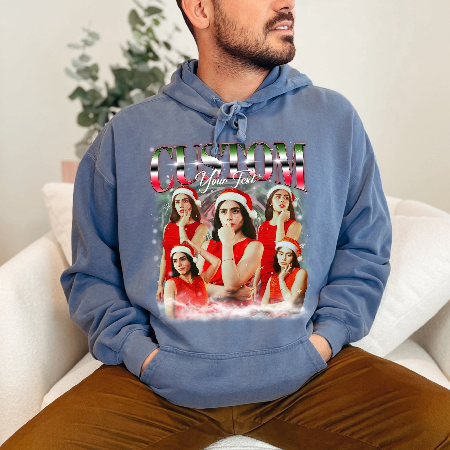 Vintage Holiday Vibes Tee - Unique Custom Christmas T-shirts