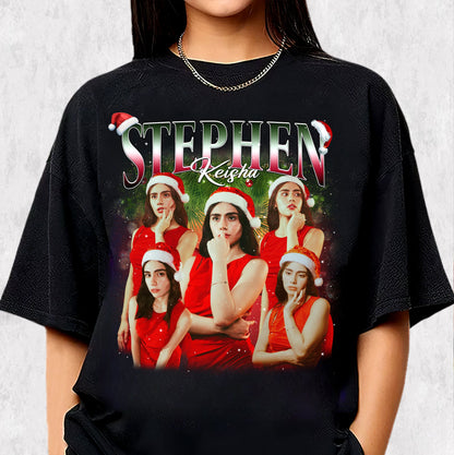 Custom Christmas Photo Tee - Personalized Holiday Comfort Colors T-Shirts