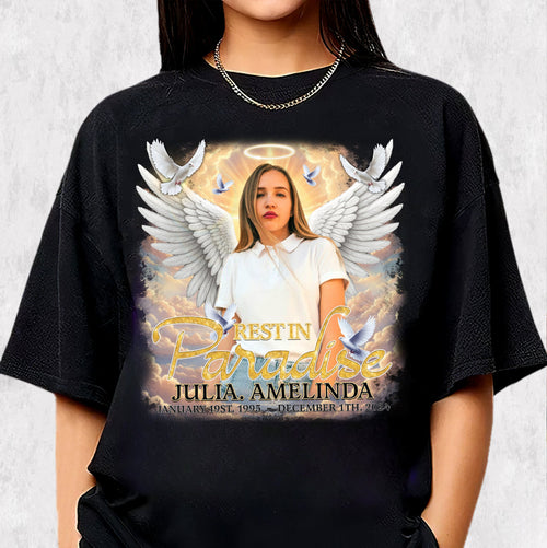 Forever in Paradise Tee - Custom Comfort Colors Memorial T-Shirts