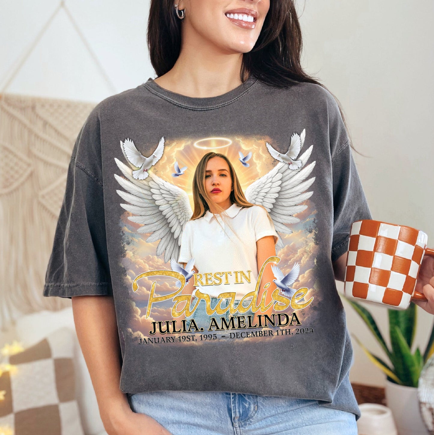 Forever in Paradise Tee - Custom Comfort Colors Memorial T-Shirts