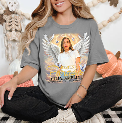 Forever in Paradise Tee - Custom Comfort Colors Memorial T-Shirts