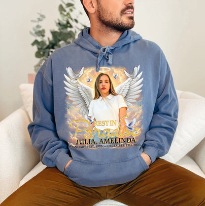 Forever in Paradise Tee - Custom Comfort Colors Memorial T-Shirts