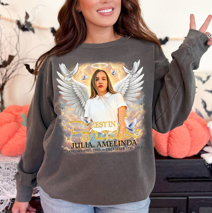 Forever in Paradise Tee - Custom Comfort Colors Memorial T-Shirts