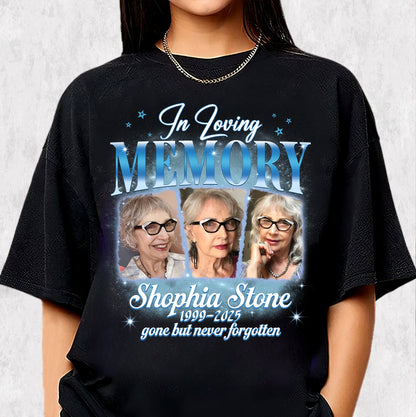 In Loving Memory Custom Photo Tee – Personalized Memorial T-Shirts