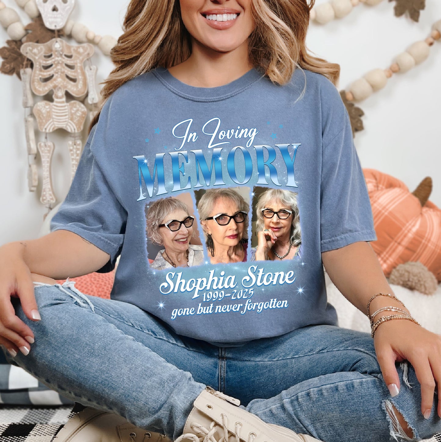 In Loving Memory Custom Photo Tee – Personalized Memorial T-Shirts